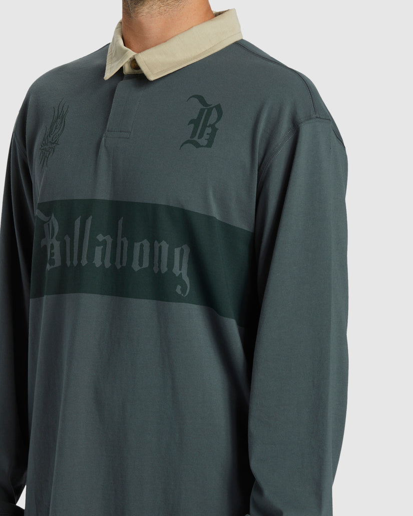 Mens Immortal Rugby Polo Long Sleeve Shirt