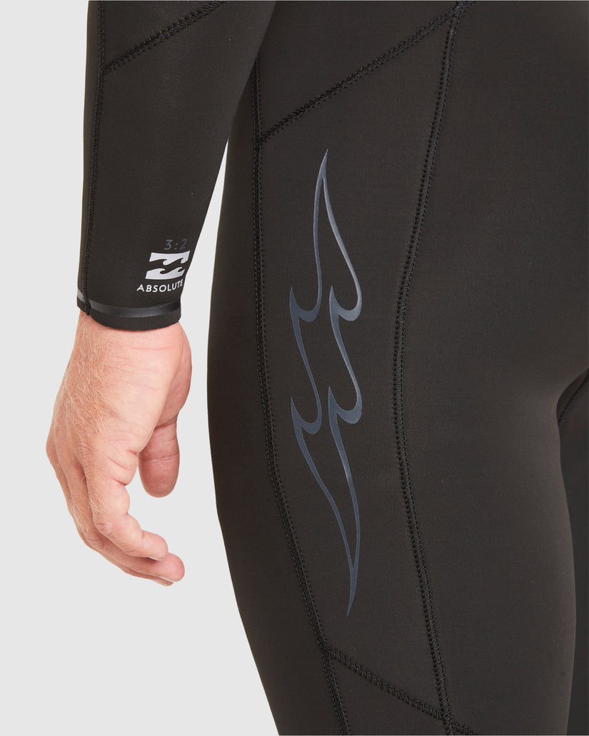 Mens 3/2mm Absolute Chest Zip GBS Wetsuit