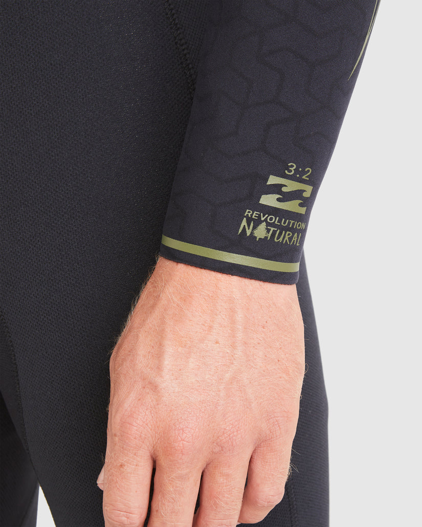 Mens 3/2mm Revolution Natural Zipperless Steamer Wetsuit