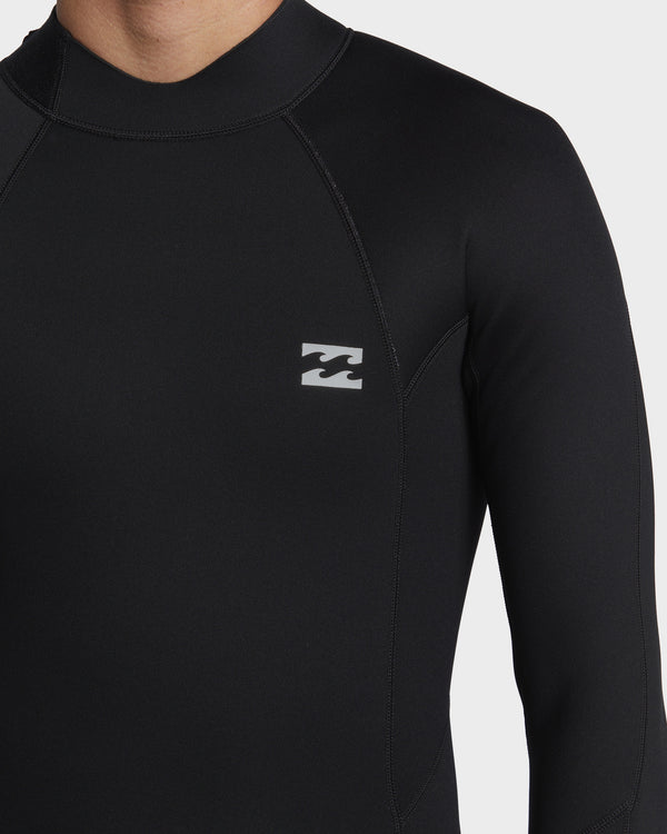 Mens 3/2Mm Foil Back Zip Wetsuit