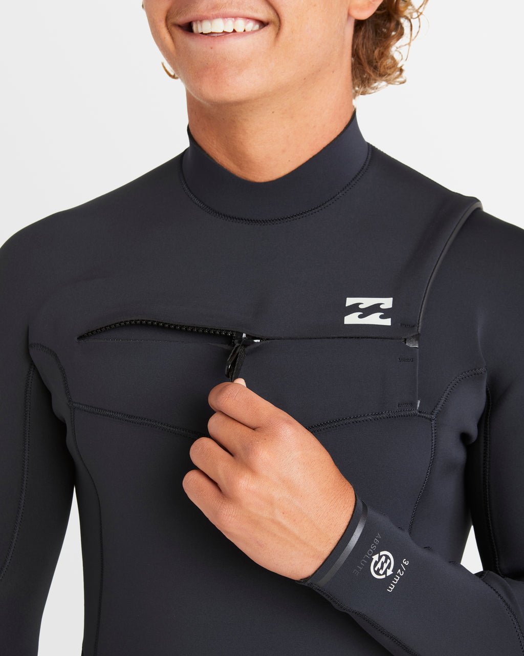 Mens 4/3 Absolute Naturel Chest Zip Wetsuit