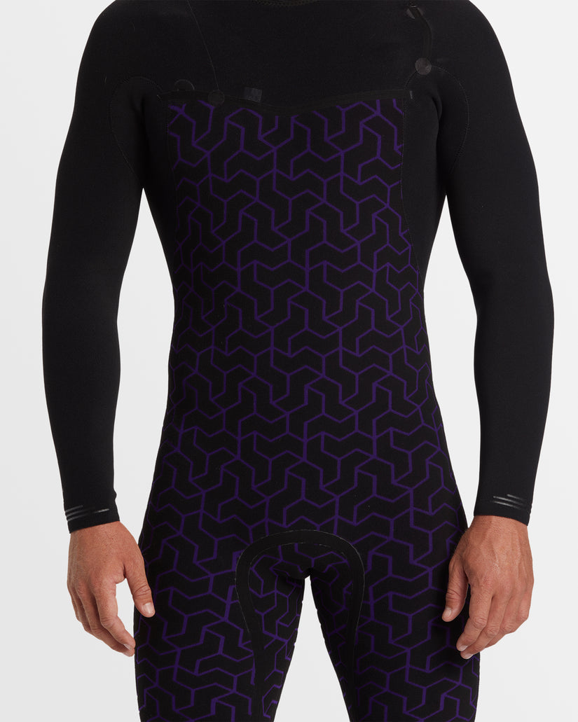 Mens 4/3mm Furnace Natural Chest Zip Steamer Wetsuit