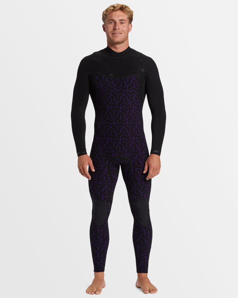 Mens 4/3mm Furnace Natural Chest Zip Steamer Wetsuit