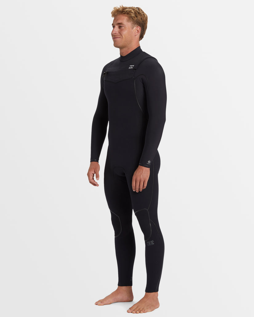 Mens 4/3mm Furnace Natural Chest Zip Steamer Wetsuit