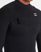 Mens 3/2mm Revolution Natural Chest Zip Steamer Wetsuit