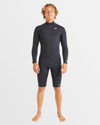 Mens 2/2mm Absolute Natural Chest Zip Long Sleeve Springsuit