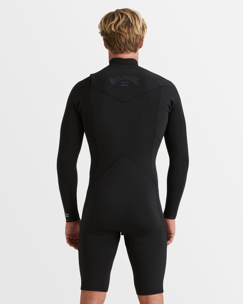 Mens 2/2mm Revolution Natural Chest Zip Long Sleeve Springsuit