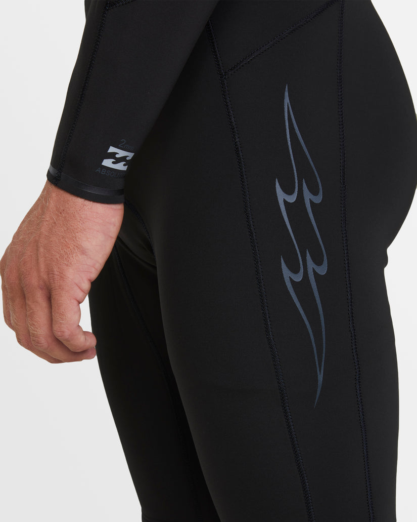 Mens 2/2mm Revolution Natural Chest Zip Long Sleeve Springsuit