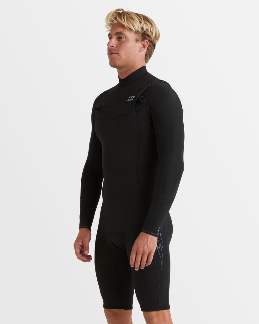 Mens 2/2mm Revolution Natural Chest Zip Long Sleeve Springsuit