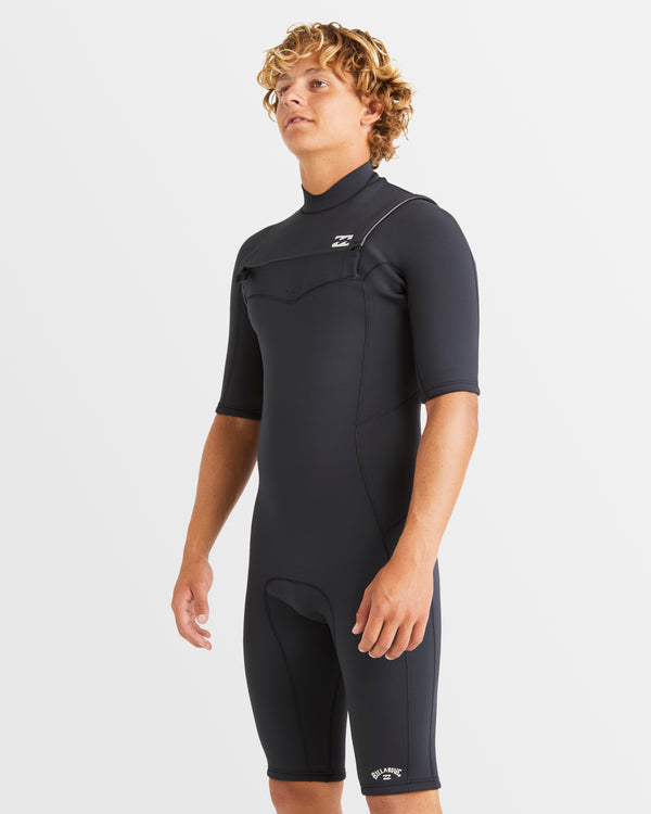 Mens 2/2mm Absolute Natural Chest Zip Springsuit