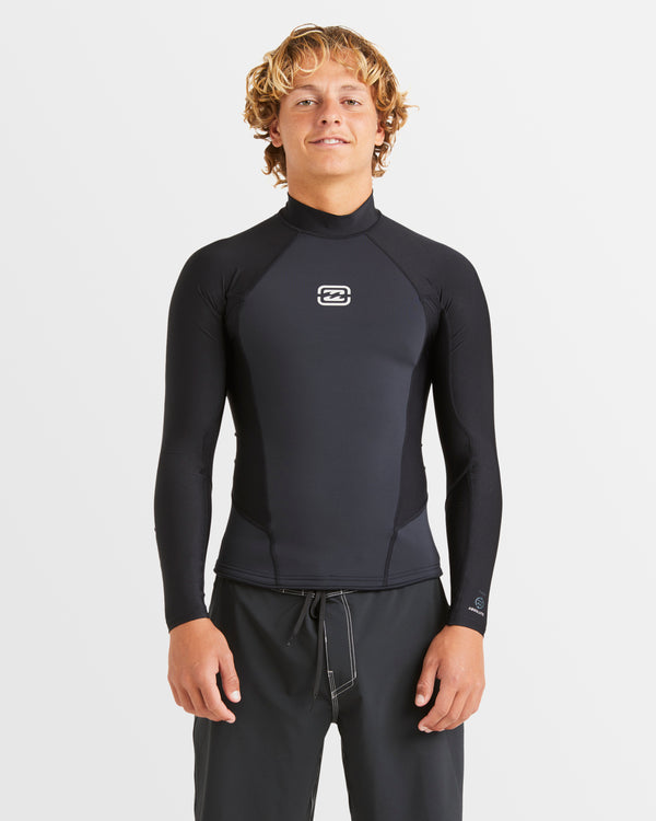 Mens 1Mm Absolute Poly Lite Long Sleeve Wetsuit Top