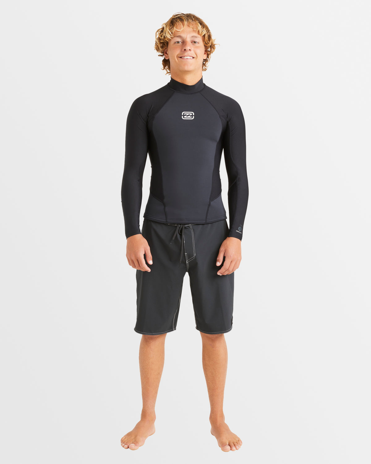 Mens 1Mm Absolute Poly Lite Long Sleeve Wetsuit Top
