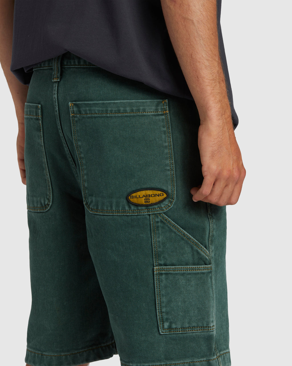 Mens Bad Dog Denim Shorts