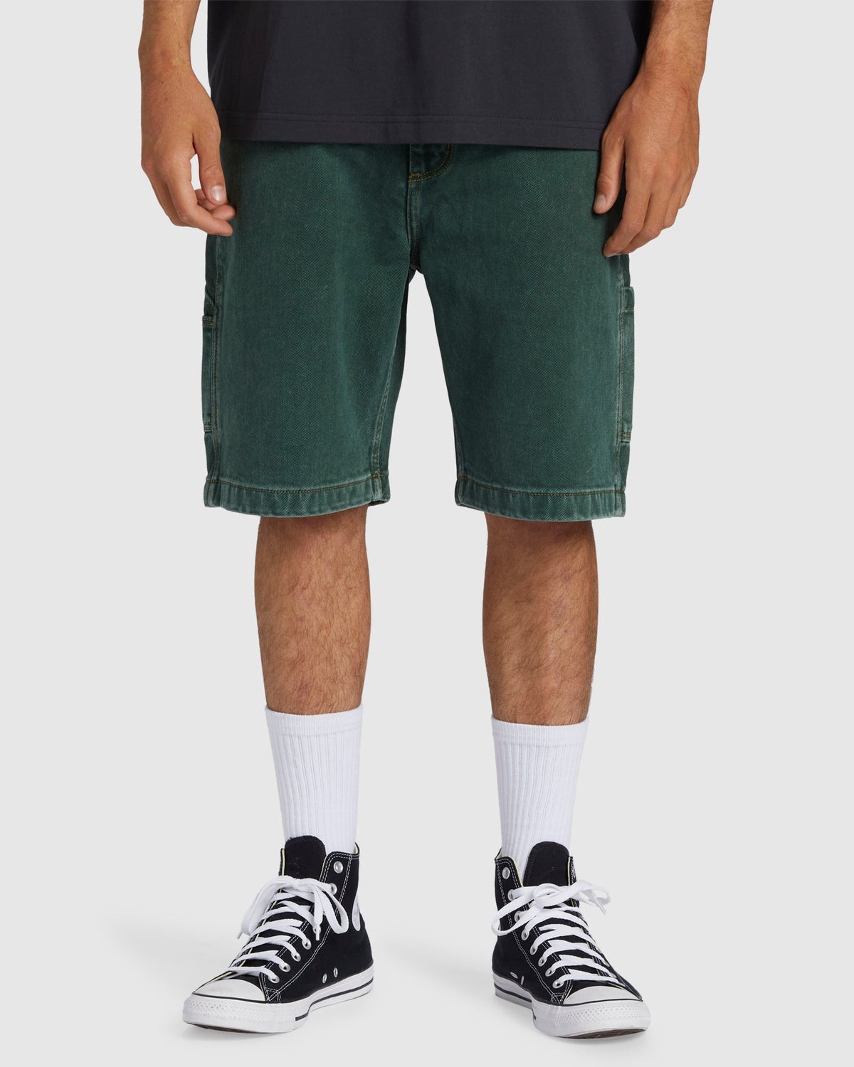 Mens Bad Dog Denim Shorts