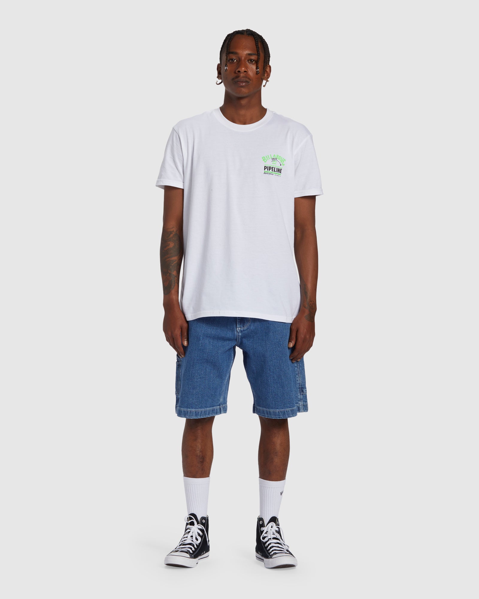 Mens Bad Dog Workwear Shorts