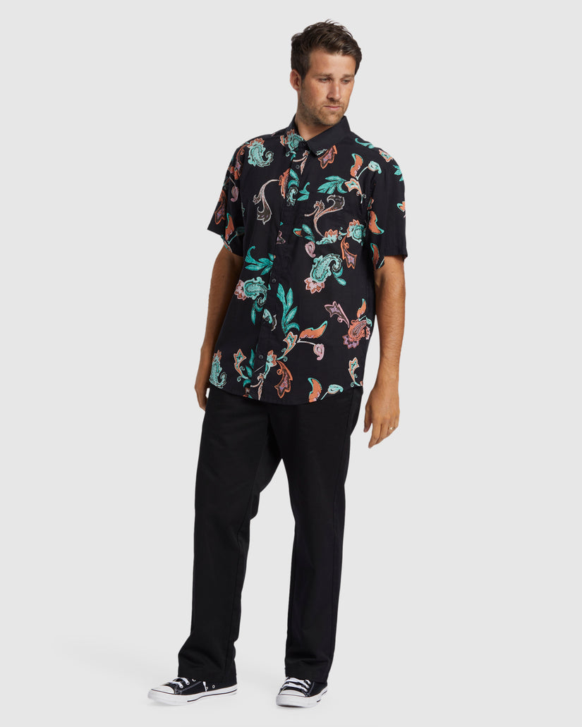 Mens Sundays Short Sleeve Shirt