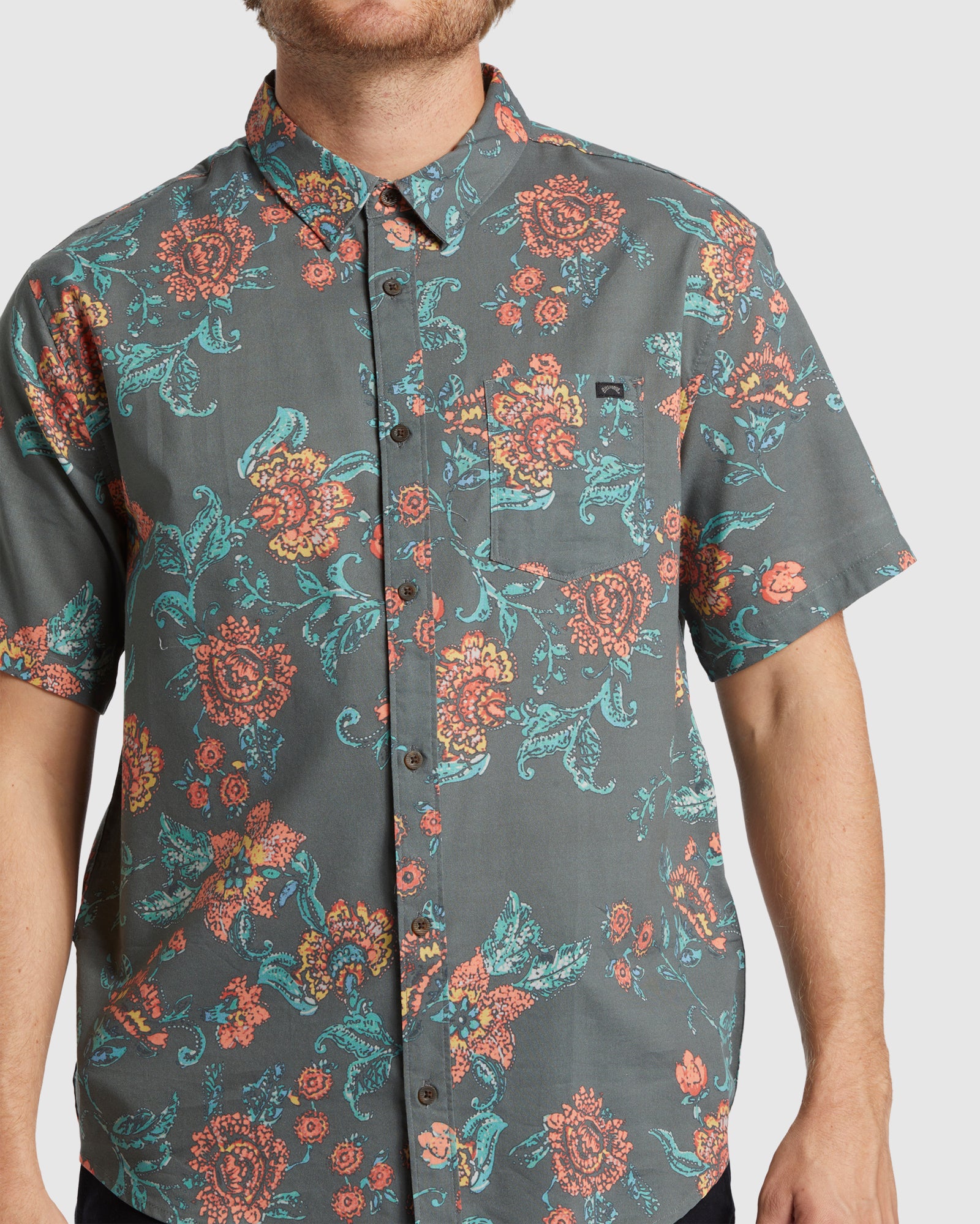 Mens Sundays Short Sleeve Shirt