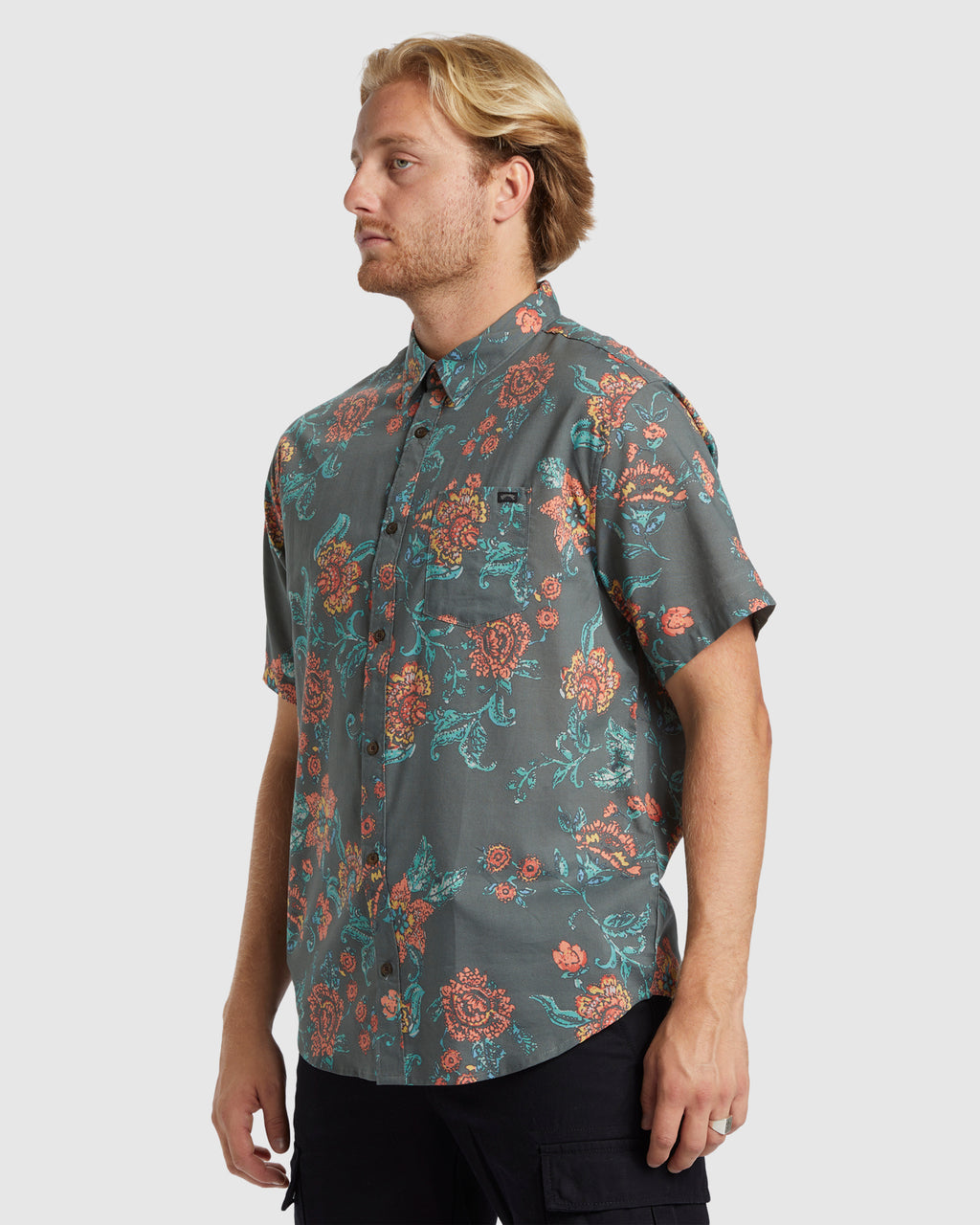 Mens Sundays Short Sleeve Shirt