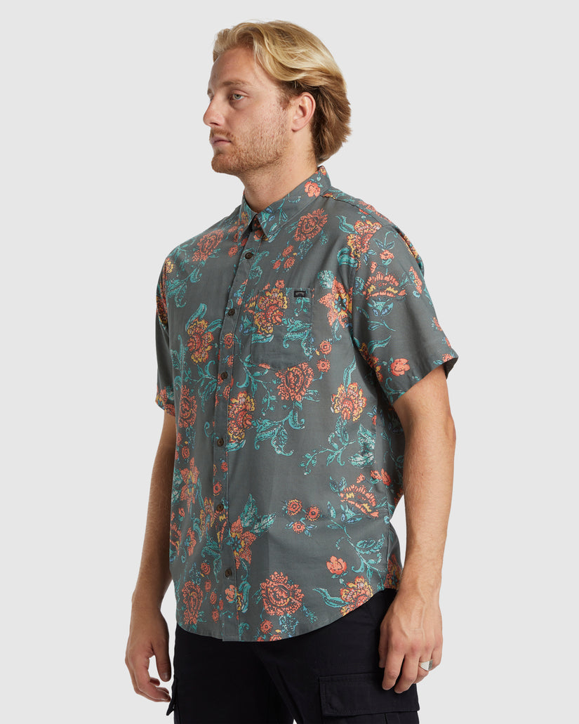 Mens Sundays Short Sleeve Shirt