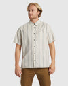 Mens Sundays Jacquard Short Sleeve Shirt