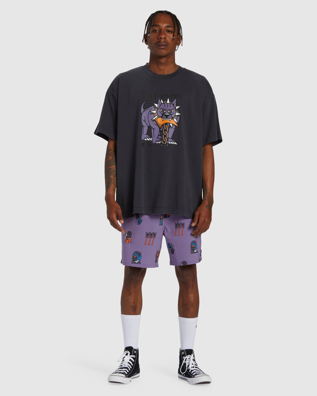Mens Dog Days OG Wave Wash T-Shirt