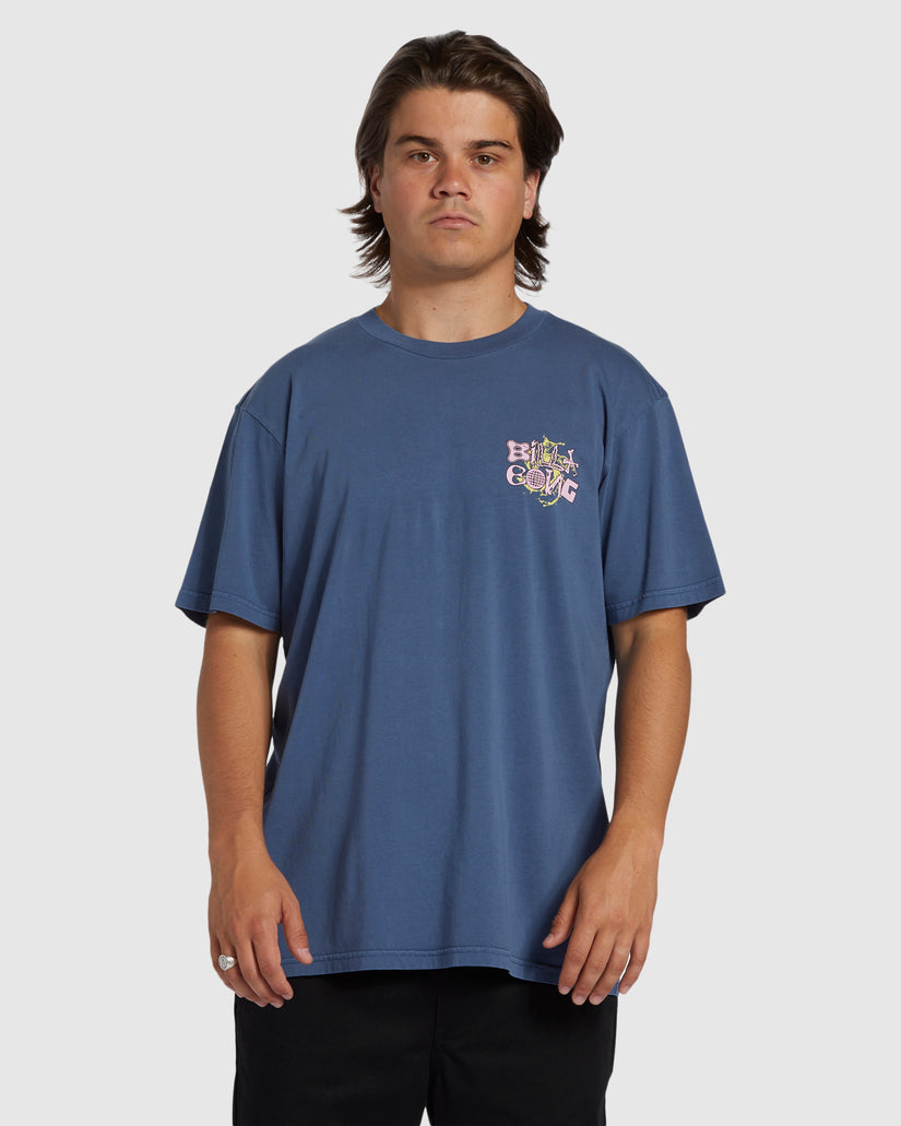 Mens High Tide Wave Wash T-Shirt