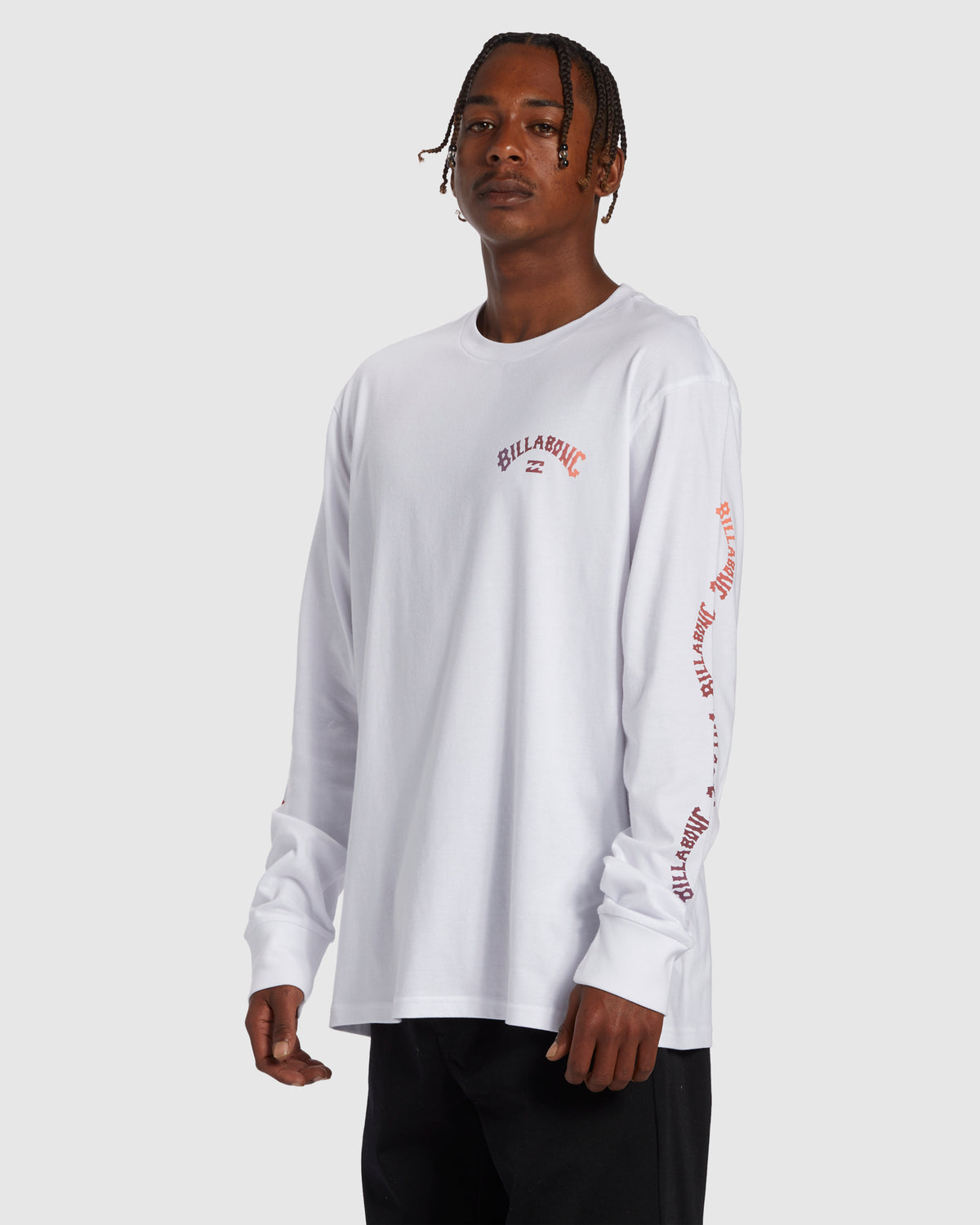 Mens Snaking Arches Long Sleeve T-Shirt