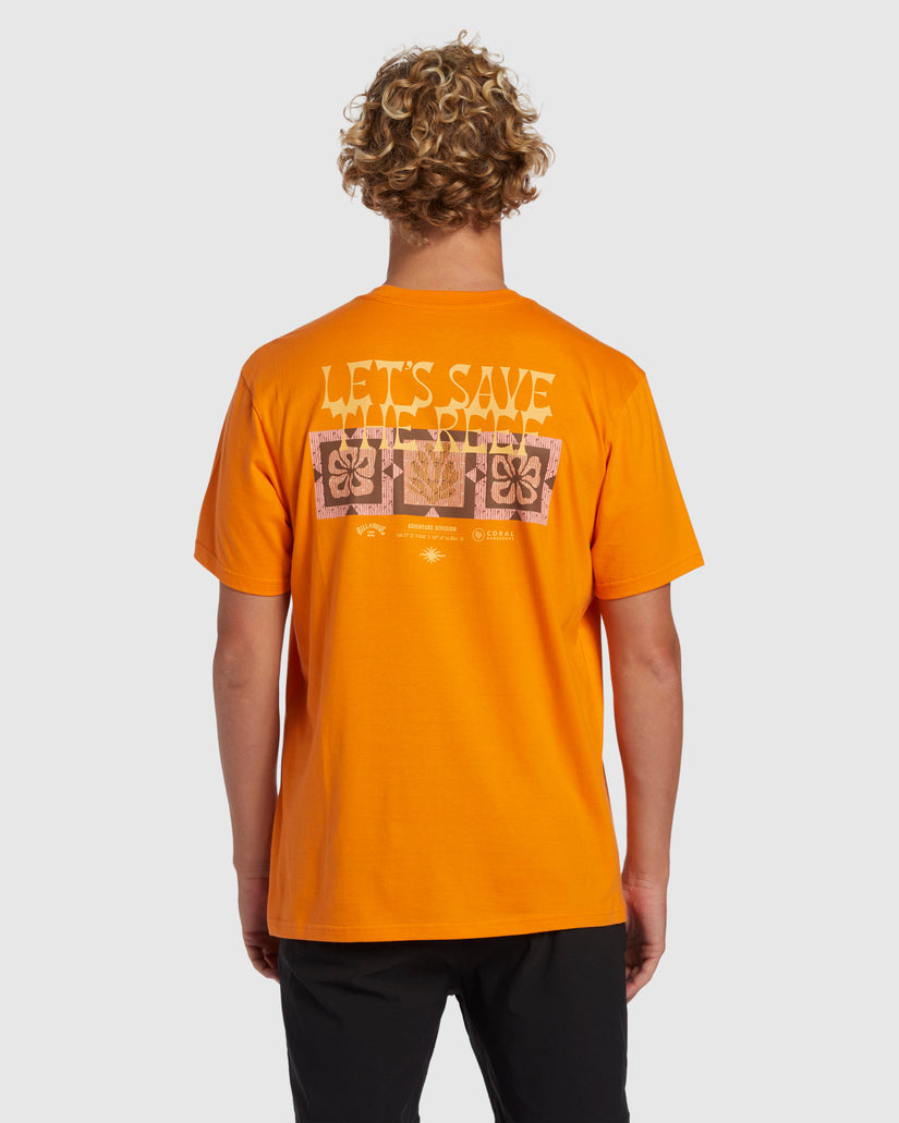 Mens Coral Gardeners Tiki Reef T-Shirt