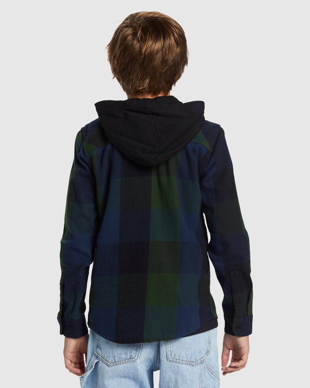 Boys 8-16 Ruckus Hooded Flannel Shirt