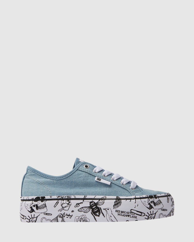 Womens Manual Platform Sneakers