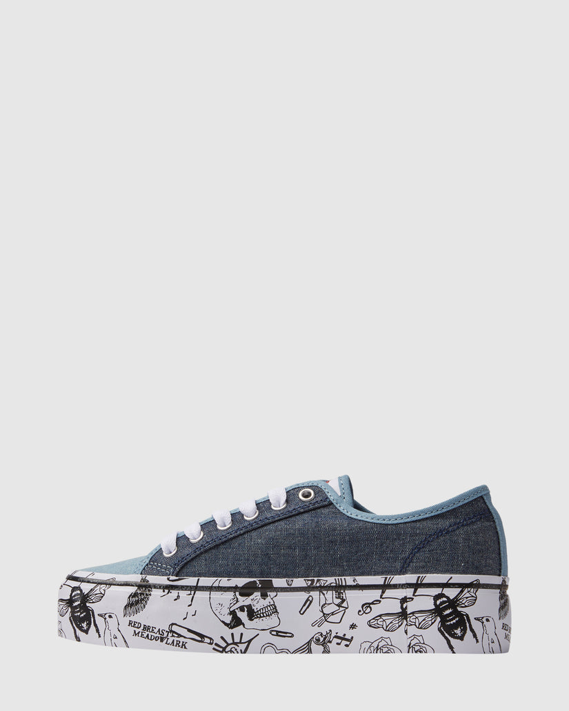 Womens Manual Platform Sneakers