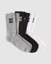 Mens DC 5 Pack Crew Socks