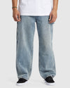 Mens Worker Baggy Carpenter RDI Denim Pants