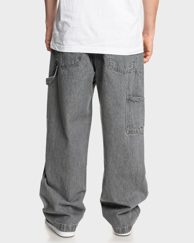 Mens Worker Baggy Relaxed Fit Jeans