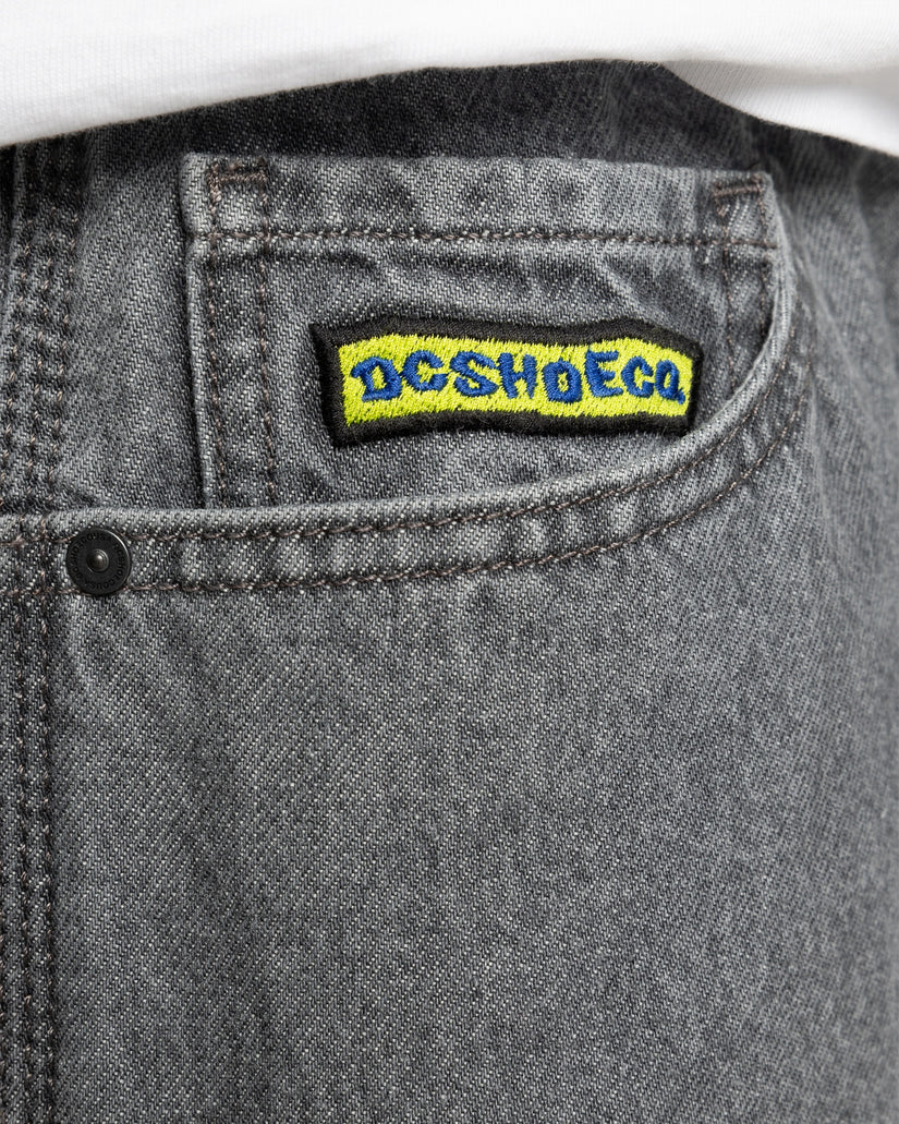 Mens Worker Baggy Relaxed Fit Jeans