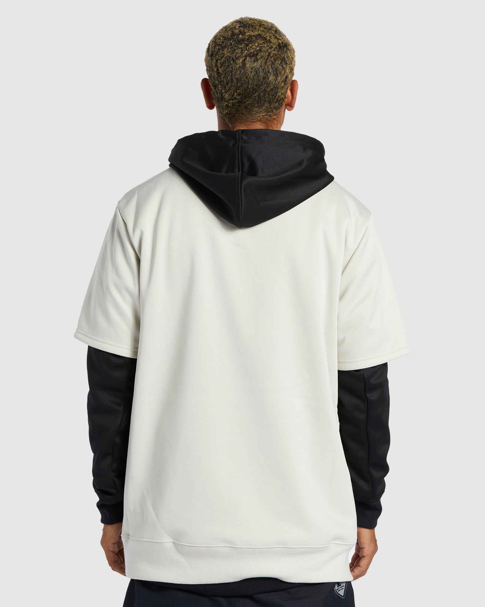 DC DRYDEN HOODIE グレー/ブラック Dryden - Technical Double-Layer Hoodie for Men | DC Shoes