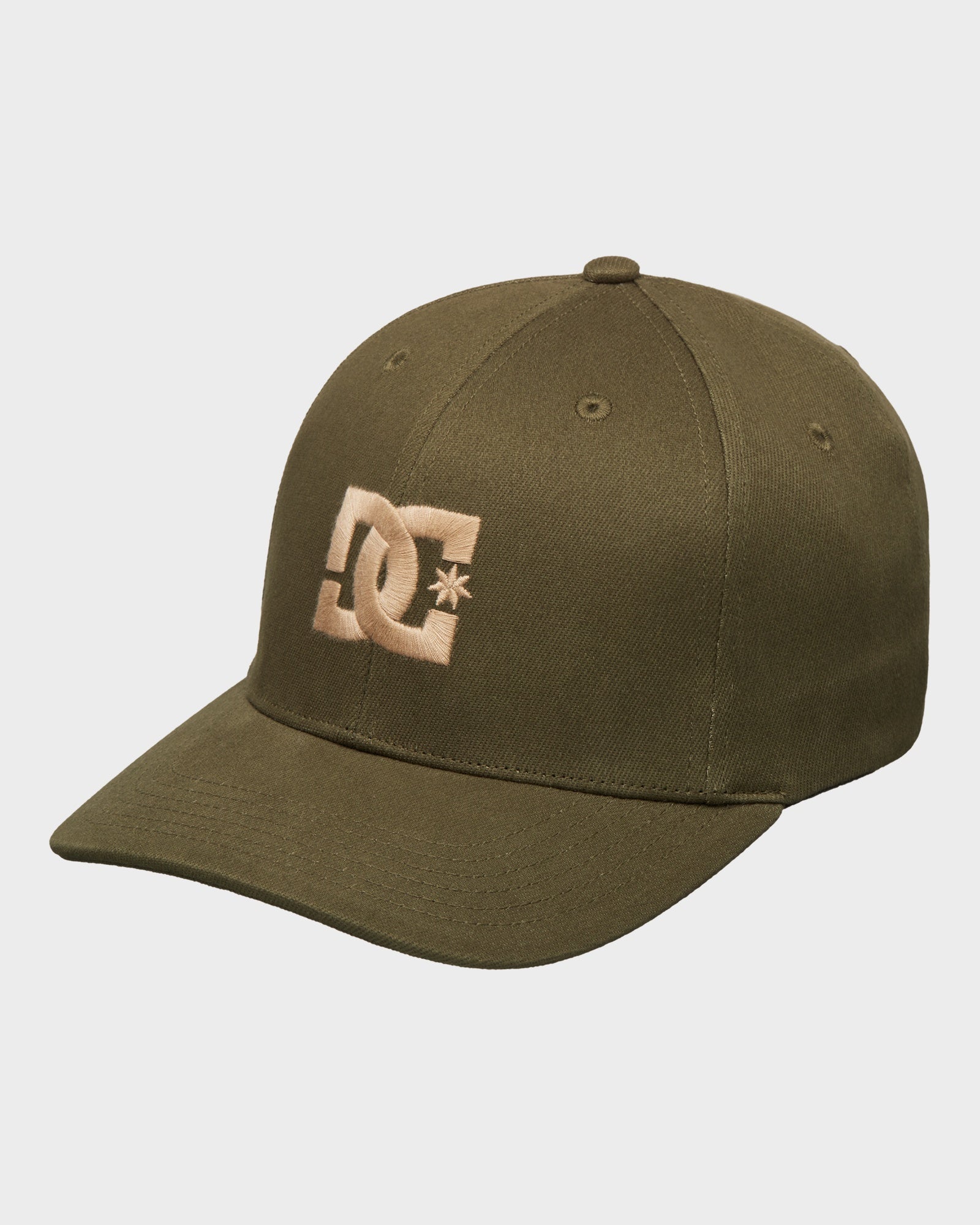 DC Shoes Mens DC Star Flexfit Baseball Cap - BRONZE GREEN - Surf Dive ...