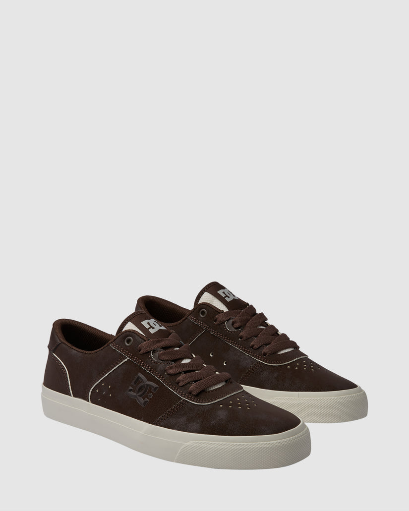 Mens Teknic Leather Skate Shoes