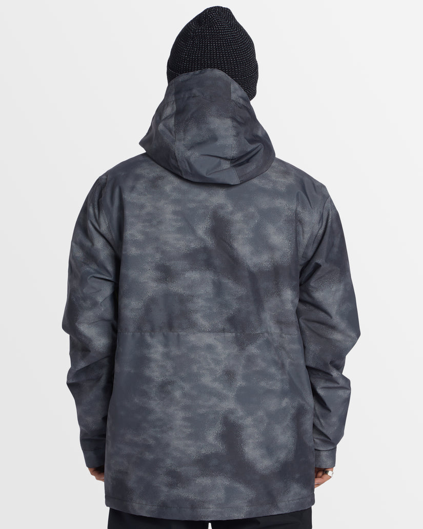 Mens Basis Print Snow Jacket