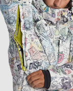 Mens Basis Print Snow Jacket