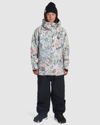 Mens Basis Print Snow Jacket