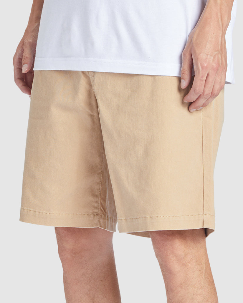 Mens Worker Relaxed Chino Shorts