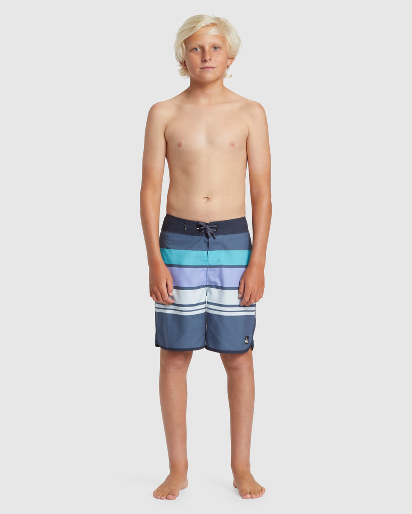 Boys 8-16 Everyday Stripe 17" Boardshorts