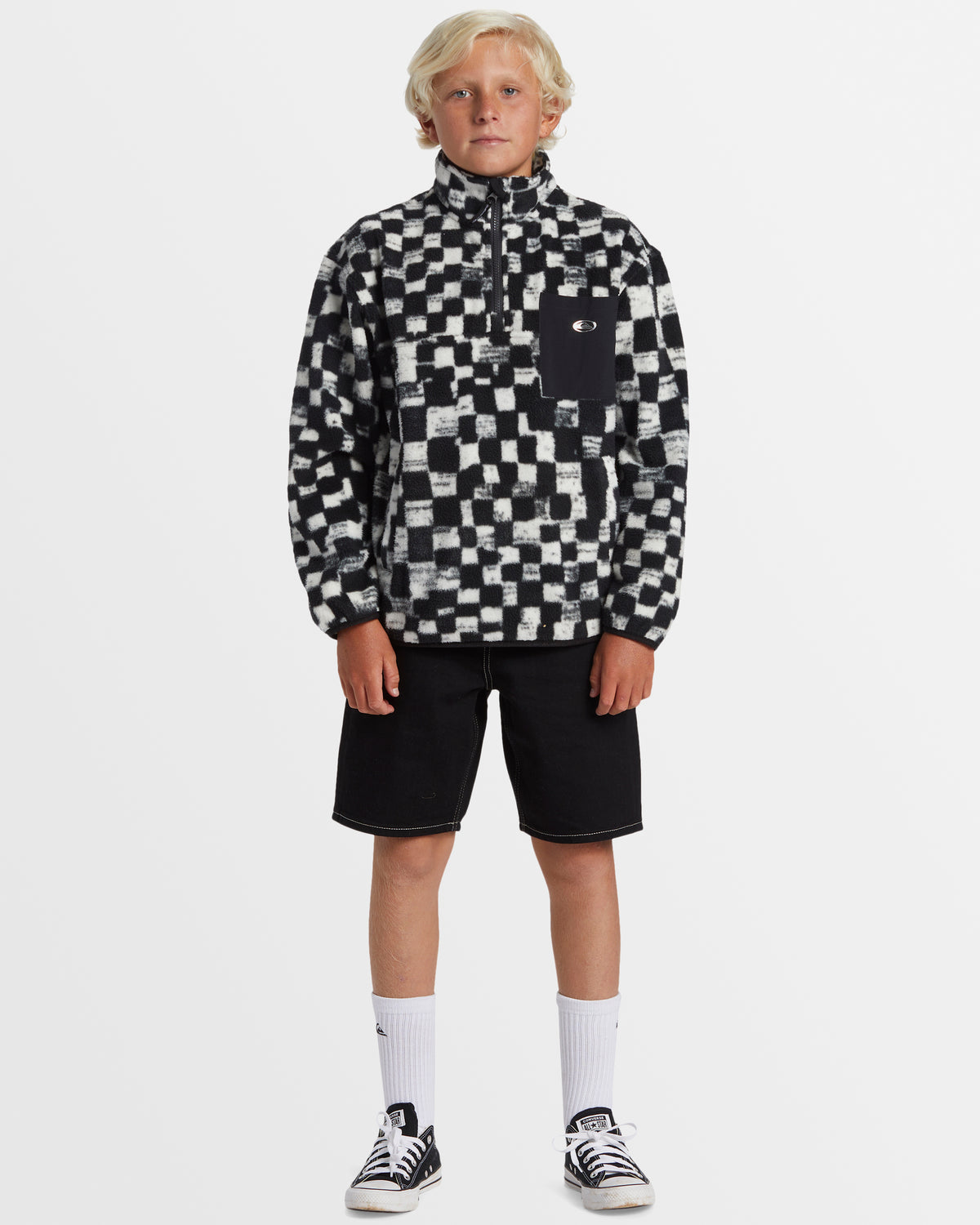 Boys 8-16 Saturn Distort Half Zip Fleece