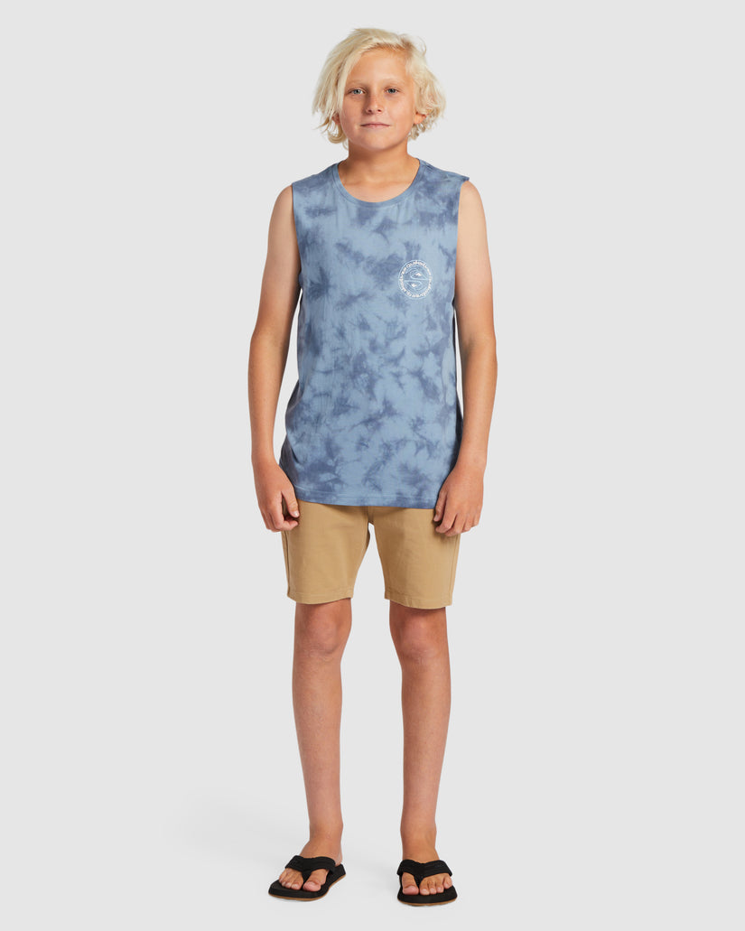 Boys 8-16 Splitting Hairs Sleeveless Muscle T-Shirt