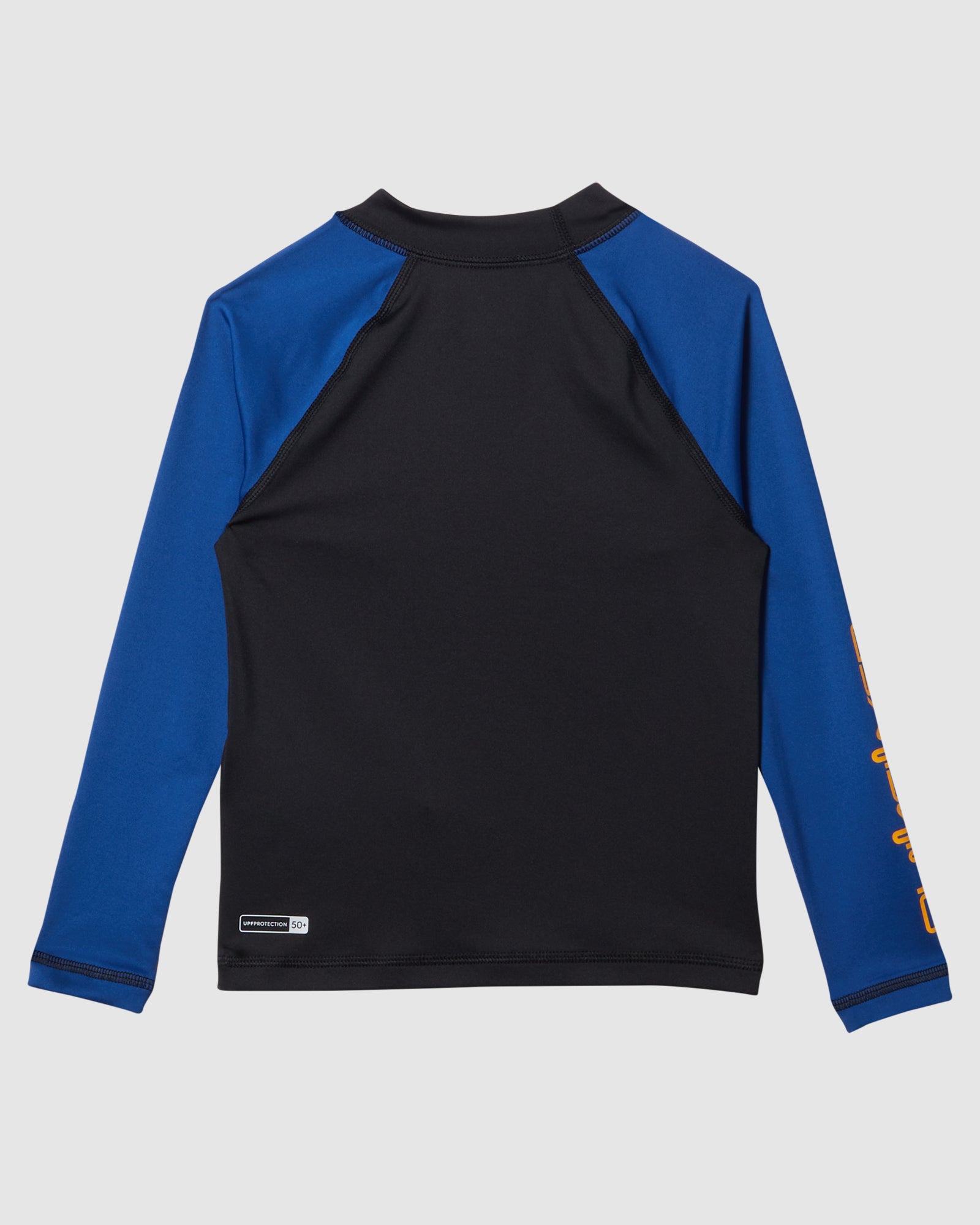 Laguna Boys Rashguard Shirt (Kurzarm, UPF 50+) – Loose Fit, Blue Spacedye/Navy, Größe 8