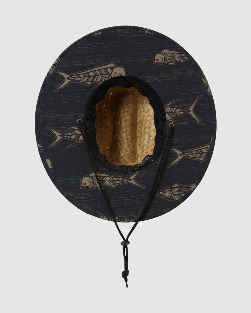 Mens Waterman Outsider Straw Lifeguard Hat