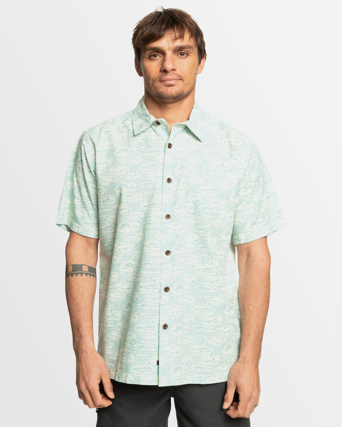 Mens Hana Bay Short Sleeve Shirt