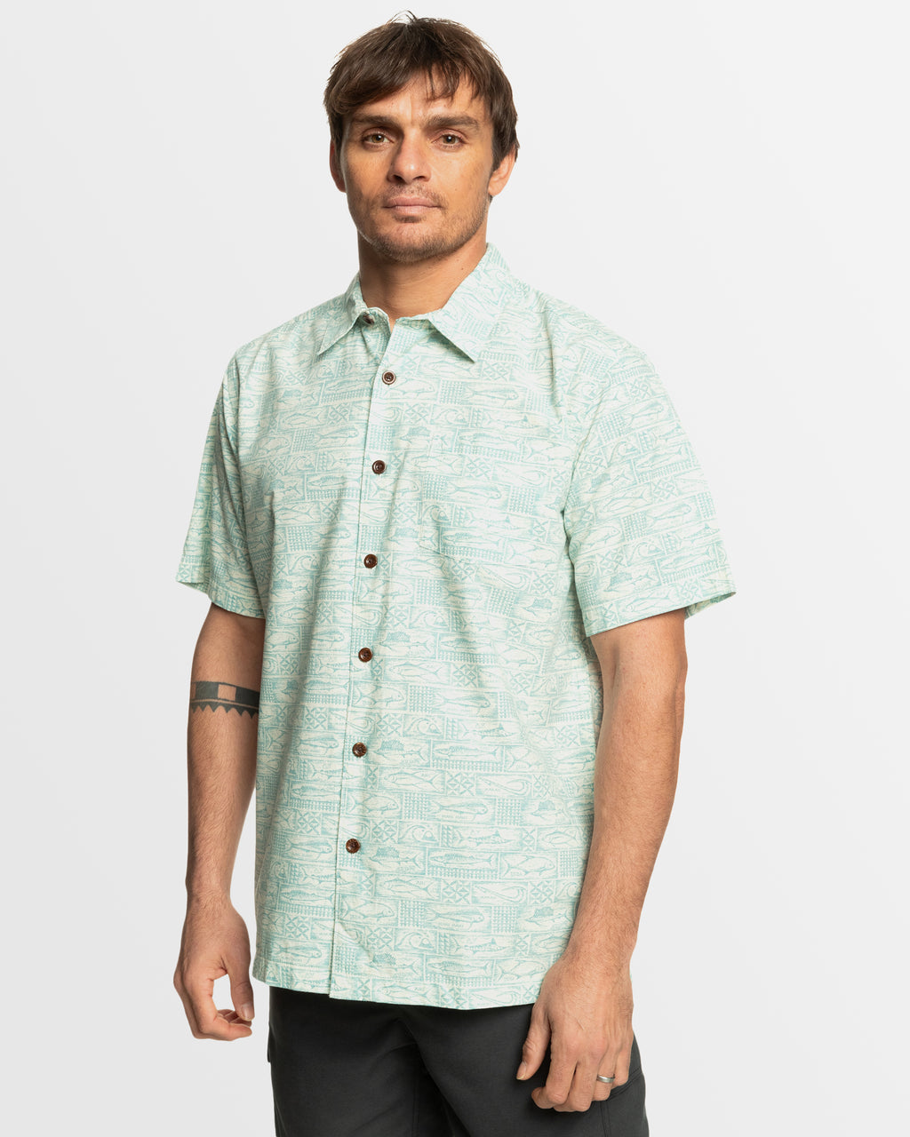 Mens Hana Bay Short Sleeve Shirt