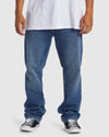 Mens Modern Wave Aged Regular Fit Jeans